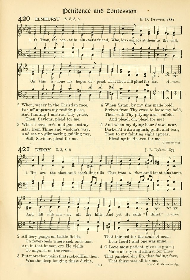 In Excelsis: Hymns with Tunes for Christian Worship. 7th ed. page 350