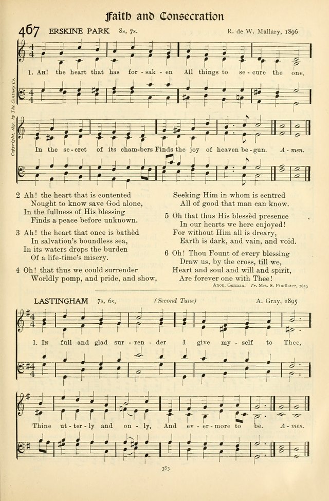 In Excelsis: Hymns with Tunes for Christian Worship. 7th ed. page 389