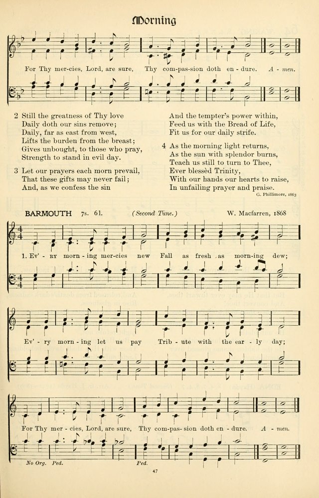 In Excelsis: Hymns with Tunes for Christian Worship. 7th ed. page 47