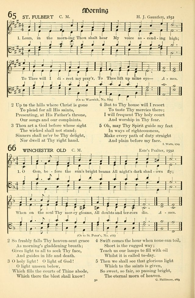 In Excelsis: Hymns with Tunes for Christian Worship. 7th ed. page 50