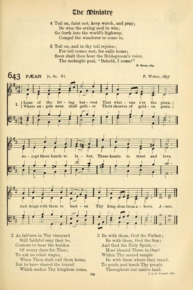In Excelsis: Hymns with Tunes for Christian Worship. 7th ed. page 523