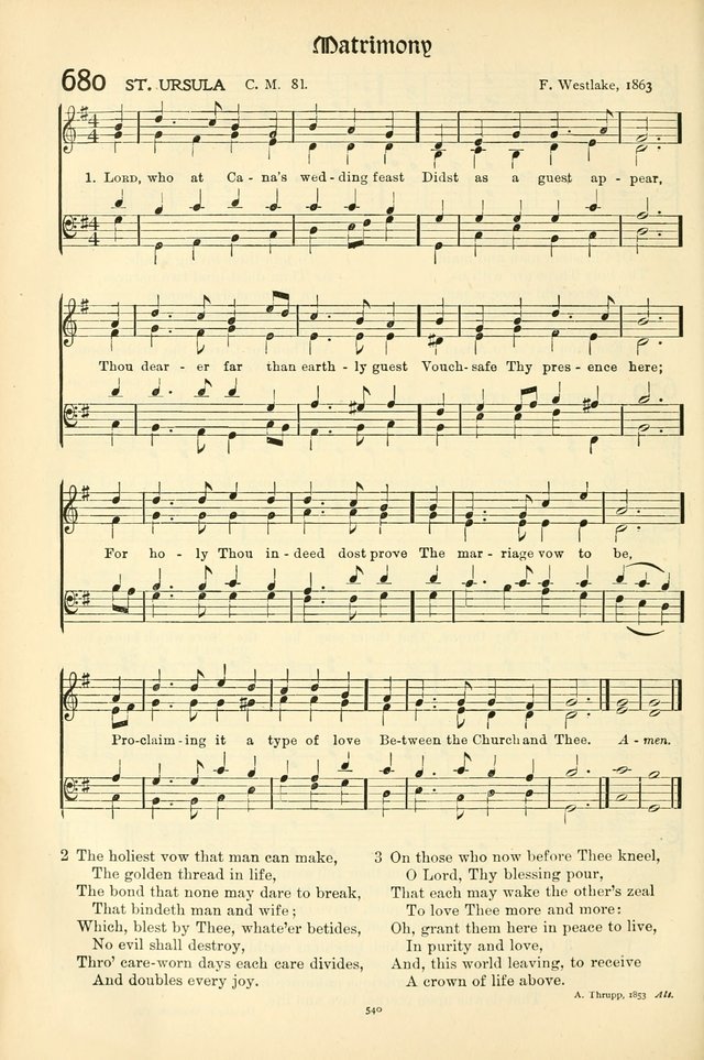 In Excelsis: Hymns with Tunes for Christian Worship. 7th ed. page 548