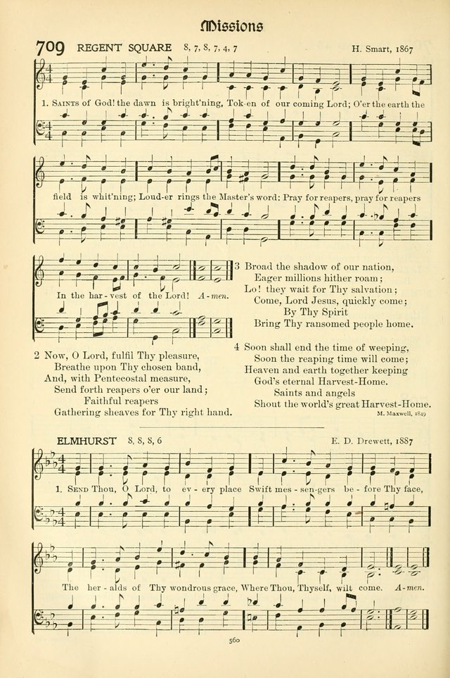 In Excelsis: Hymns with Tunes for Christian Worship. 7th ed. page 568