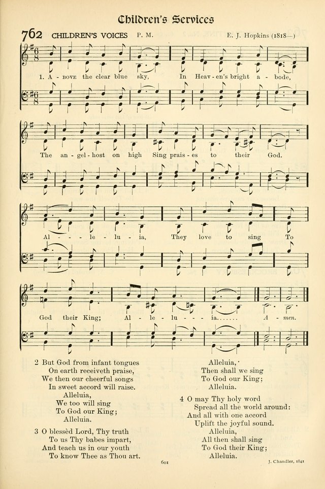 In Excelsis: Hymns with Tunes for Christian Worship. 7th ed. page 609