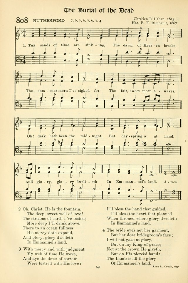 In Excelsis: Hymns with Tunes for Christian Worship. 7th ed. page 658