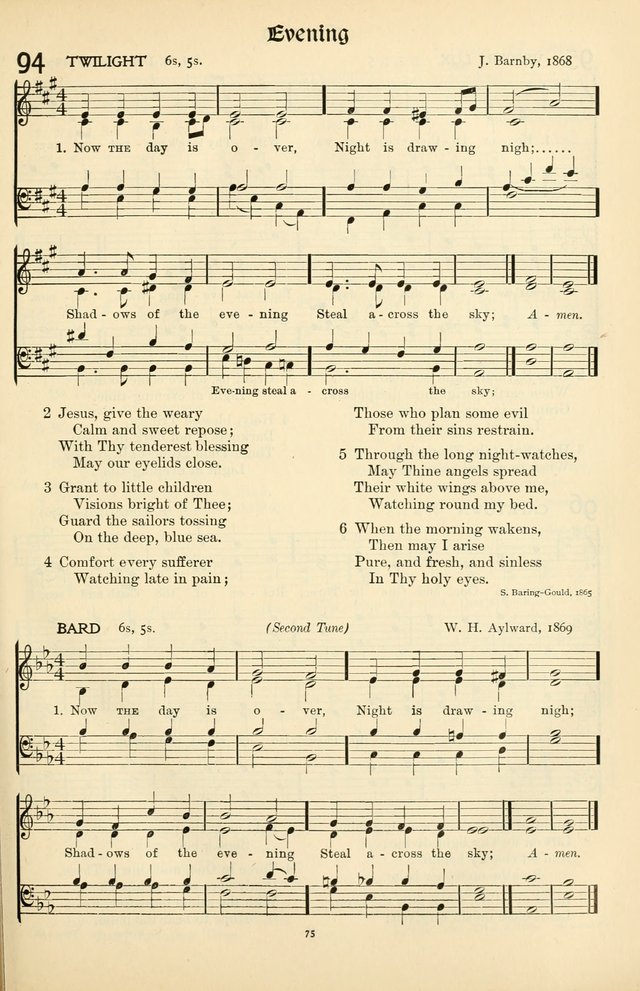 In Excelsis: Hymns with Tunes for Christian Worship. 7th ed. page 75