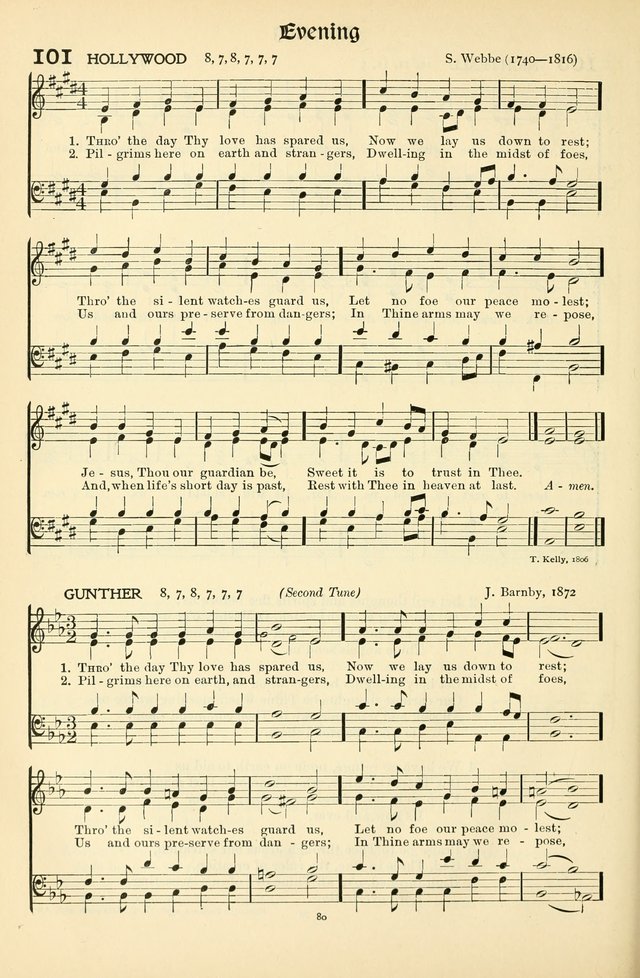 In Excelsis: Hymns with Tunes for Christian Worship. 7th ed. page 80