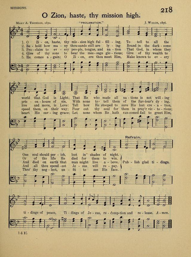 In Excelsis for School and Chapel page 214