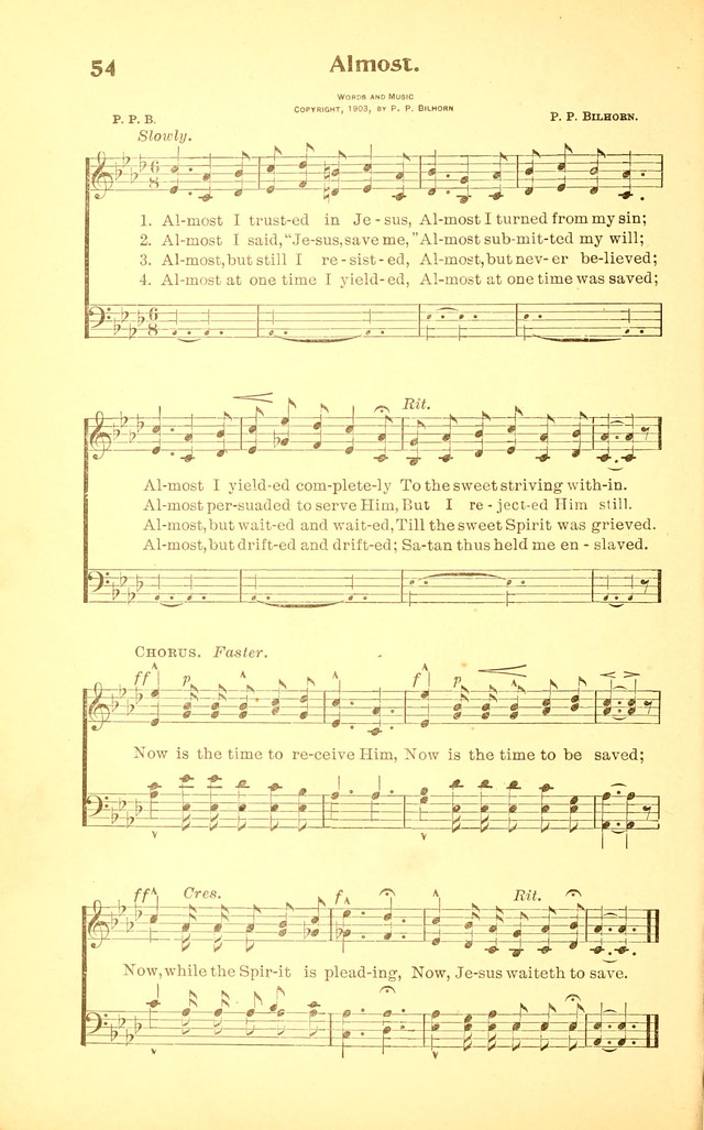 International Gospel Hymns and Songs page 52