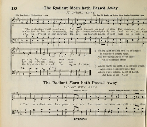 The Institute Hymnal page 10