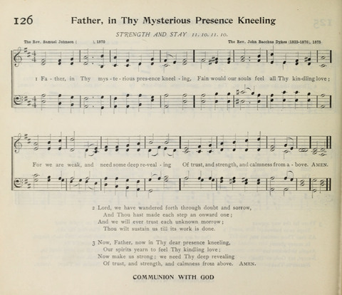 The Institute Hymnal page 152