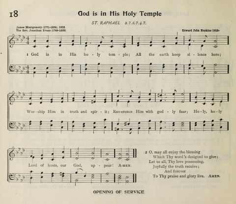The Institute Hymnal page 18