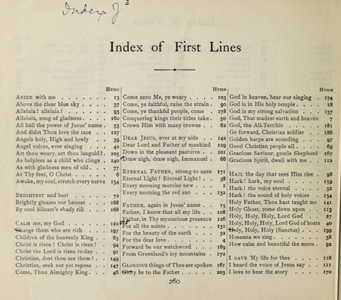 The Institute Hymnal page 260