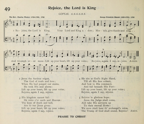 The Institute Hymnal page 56