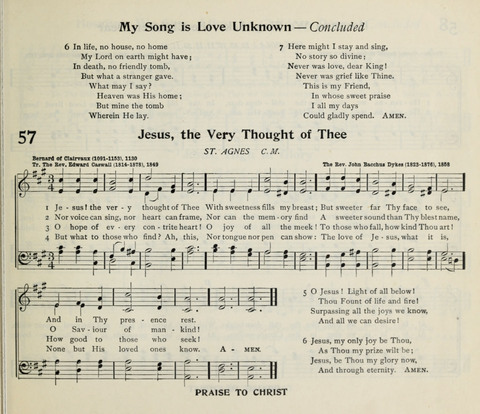 The Institute Hymnal page 65