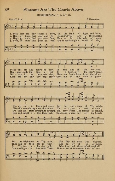 Immanuel Hymnal: with scripture responses for use by minister and people in public worship page 35