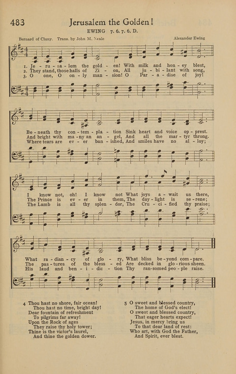 Immanuel Hymnal: with scripture responses for use by minister and people in public worship page 393