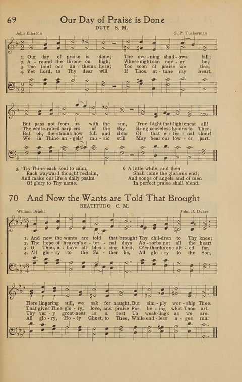 Immanuel Hymnal: with scripture responses for use by minister and people in public worship page 59