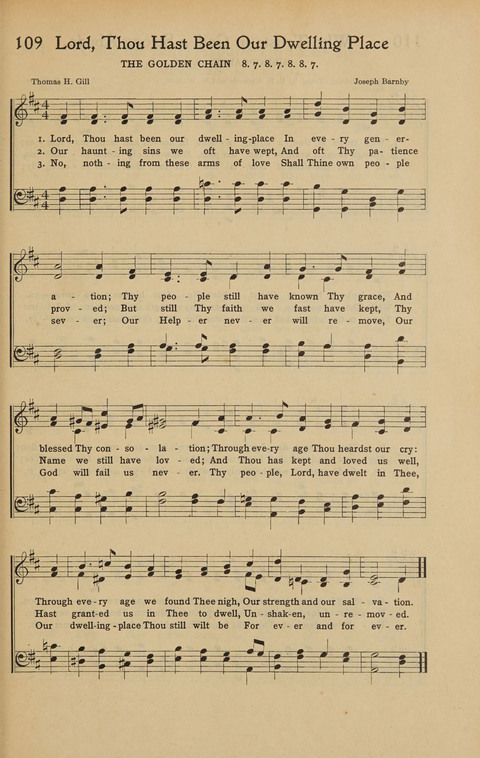 Immanuel Hymnal: with scripture responses for use by minister and people in public worship page 91