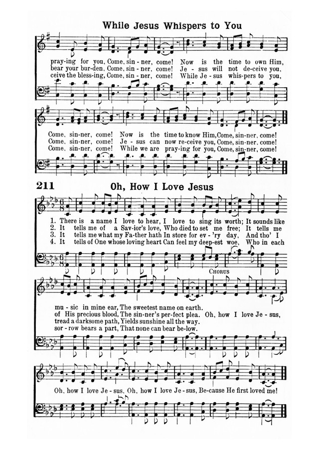 Inspiring Hymns 210. While Jesus whispers to you | Hymnary.org