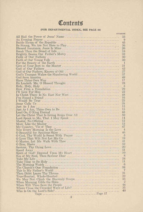 Institute Hymns and  Songs page 3