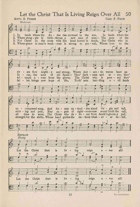 Institute Hymns and  Songs page 53
