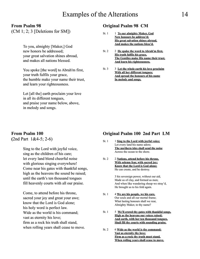 In Melody and Songs: hymns from the Psalm versions of Isaac Watts page 131