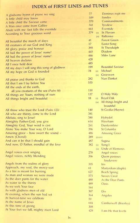 The Irish Presbyterian Hymnbook page 1878