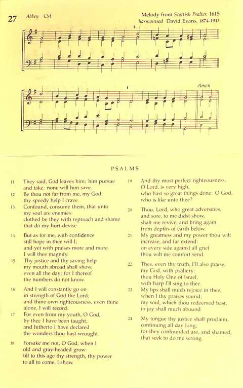 The Irish Presbyterian Hymnbook page 262