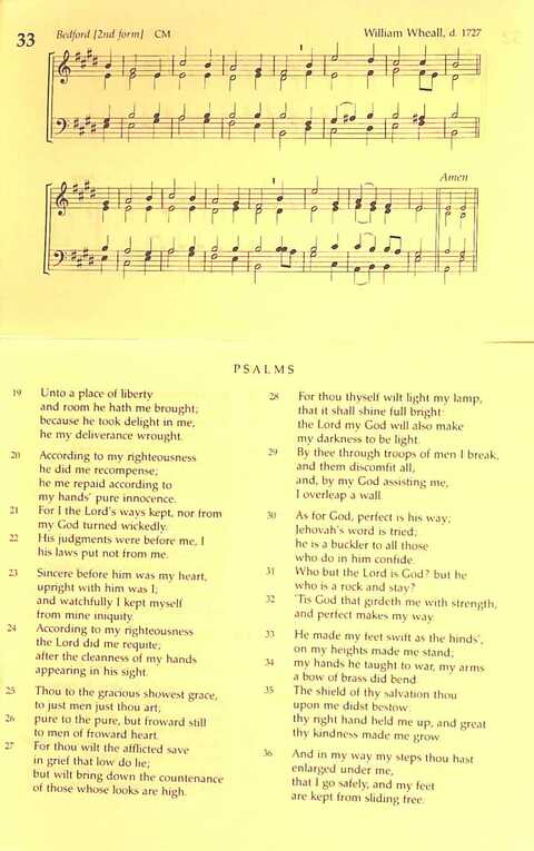 The Irish Presbyterian Hymnbook page 43