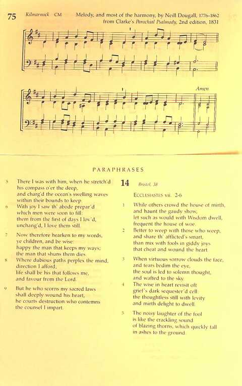 The Irish Presbyterian Hymnbook page 641