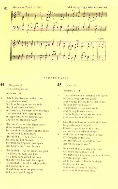 The Irish Presbyterian Hymnbook page 702