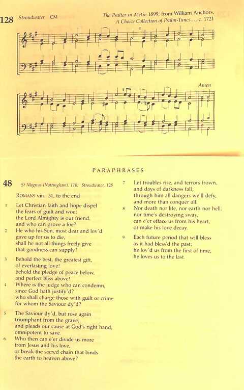The Irish Presbyterian Hymnbook page 709