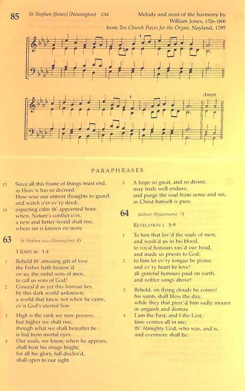 The Irish Presbyterian Hymnbook page 752