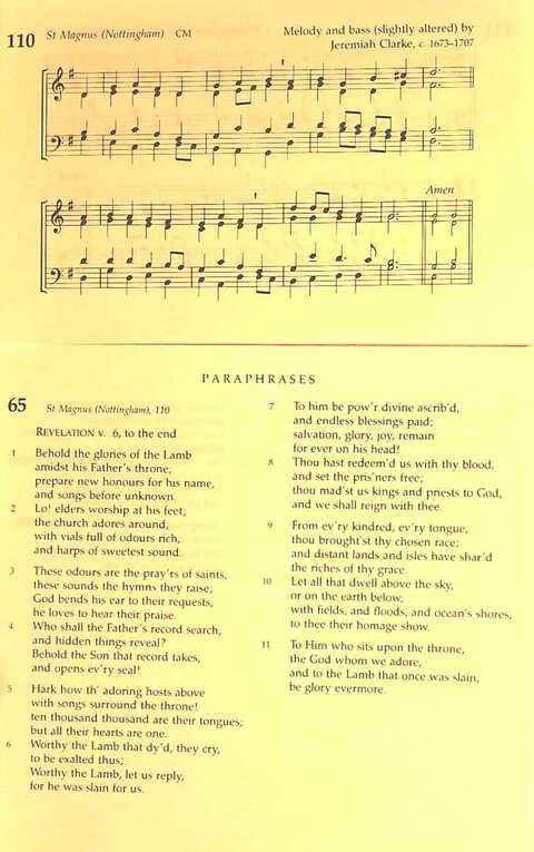 The Irish Presbyterian Hymnbook page 754