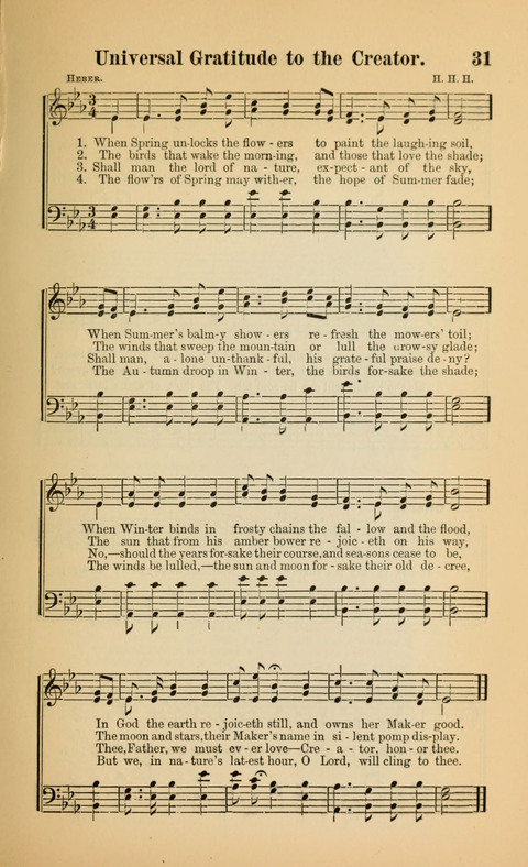 The Iris: Songs of Jesus, for Sunday-schools and devotional meetings page 31