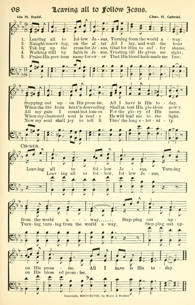 Inspiring Songs No. 1: for the Sunday school page 108