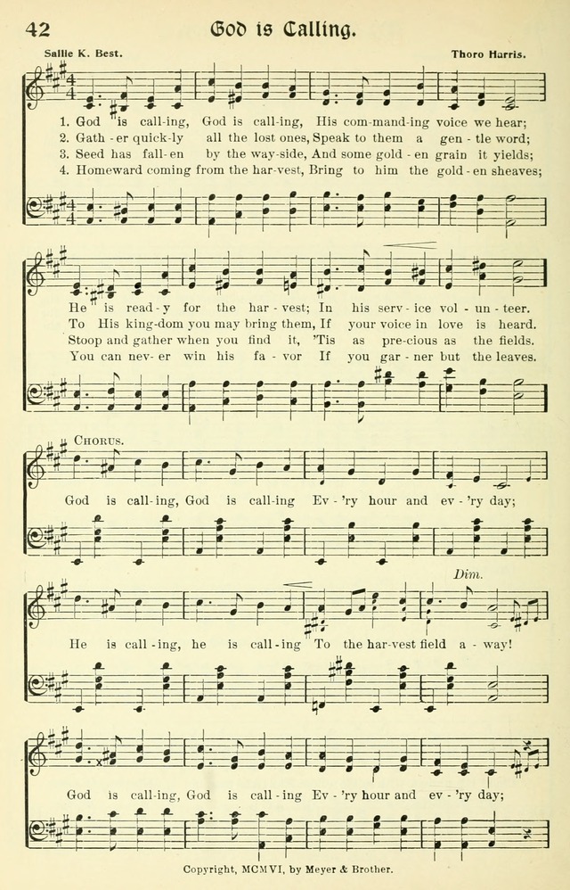 Inspiring Songs No. 1: for the Sunday school page 49