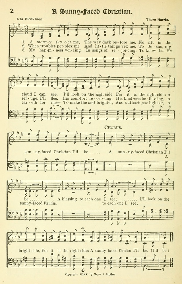 Inspiring Songs No. 1: for the Sunday school page 9