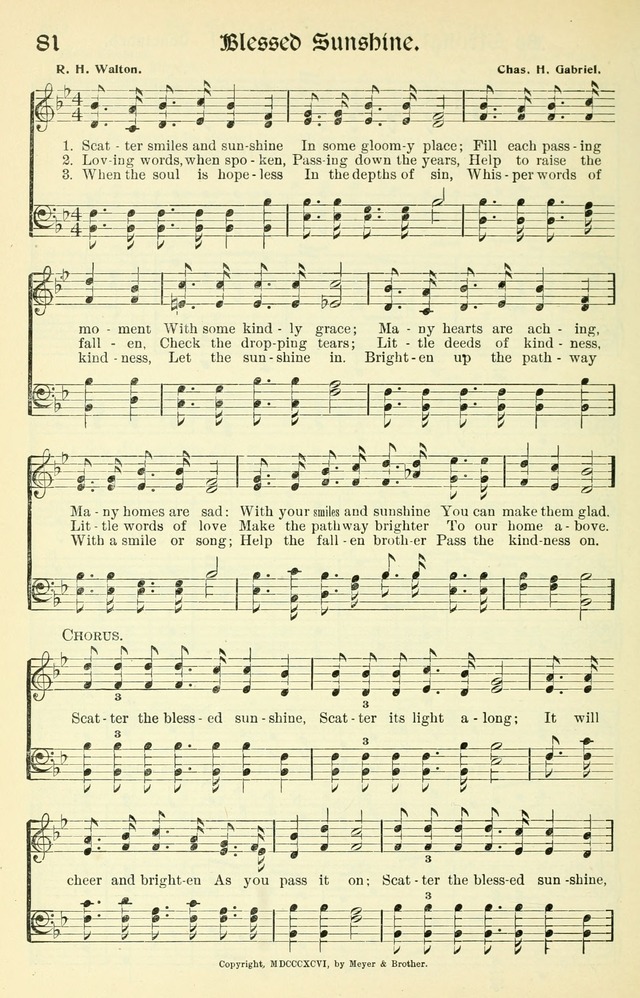 Inspiring Songs No. 1: for the Sunday school page 91