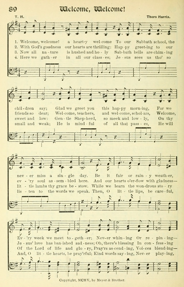 Inspiring Songs No. 1: for the Sunday school page 99
