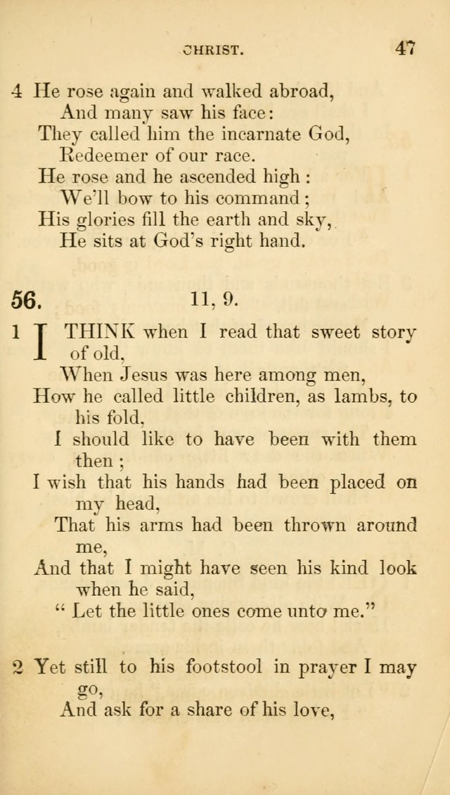 The Infant-School Hymn-Book page 47