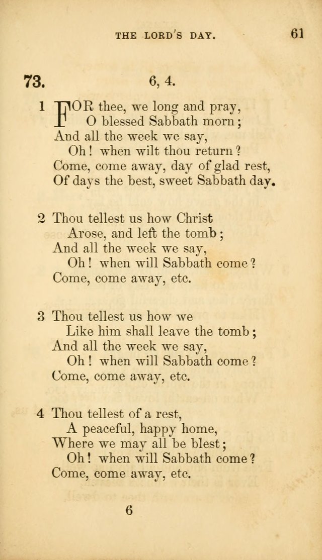 The Infant-School Hymn-Book page 61
