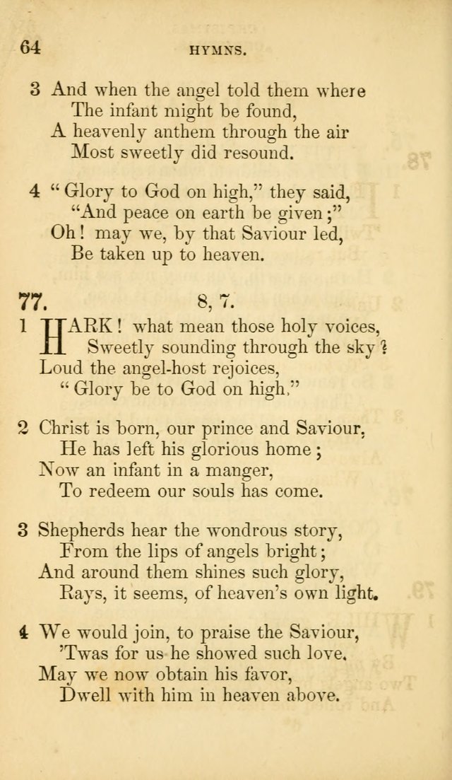 The Infant-School Hymn-Book page 64