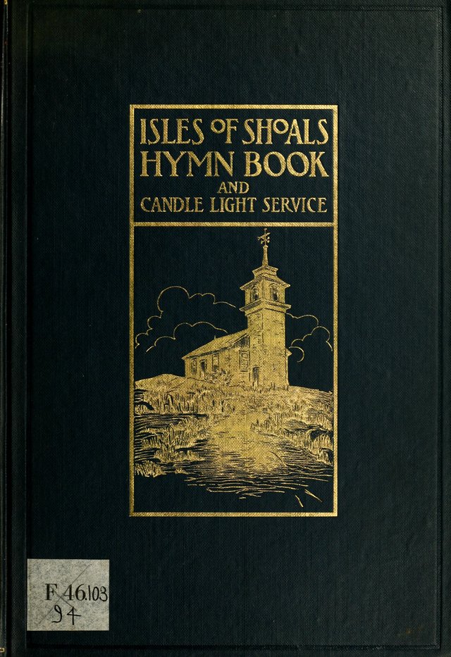 Isles of Shoals Hymn Book and Candle Light Service page i