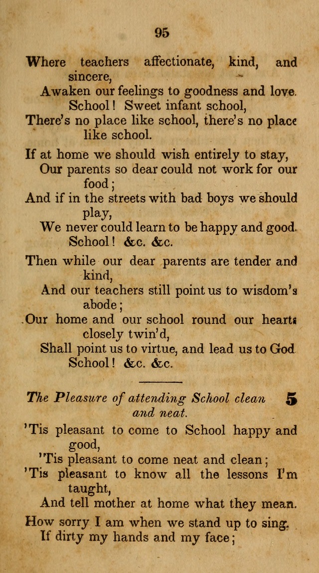 The Infant School and Nursery Hymn Book: being a collection of hymns, original and selected; with an analysis of each, designed to assist mothers and teachers... (3rd ed., rev. and corr.) page 95