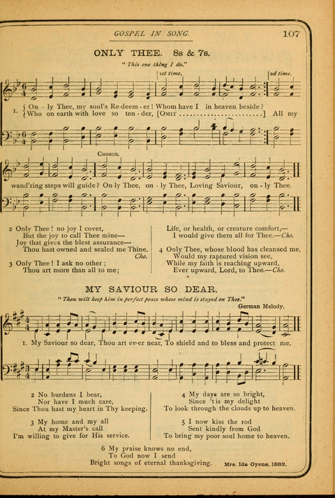 International Song Service: with gems rom fifty authors page 107