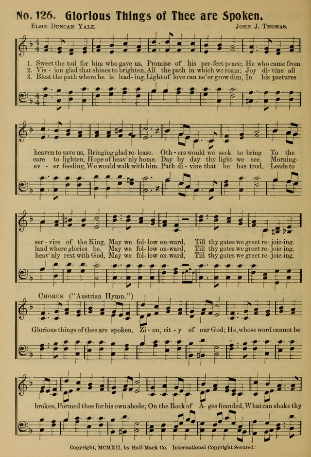Ideal Sunday School Hymns page 126