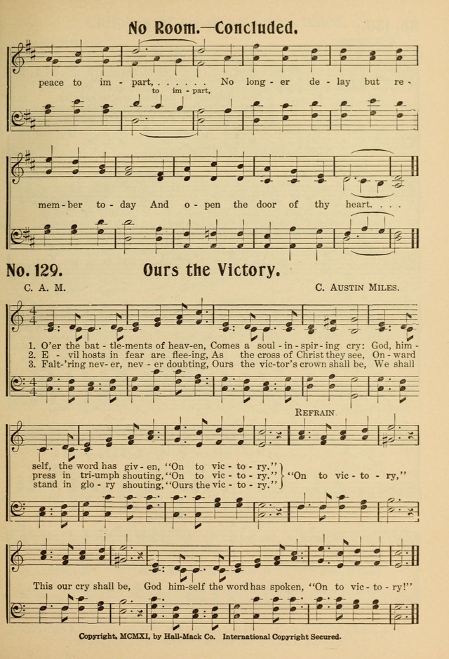Ideal Sunday School Hymns page 129