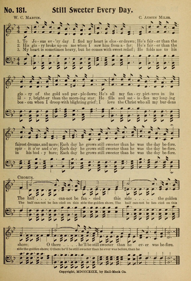 Ideal Sunday School Hymns page 183